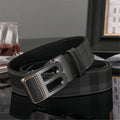 High Quality Leather Belt Men Luxury Brand Designer fashion Canvas Belts for Men Strap Male Metal Automatic Buckle Belt