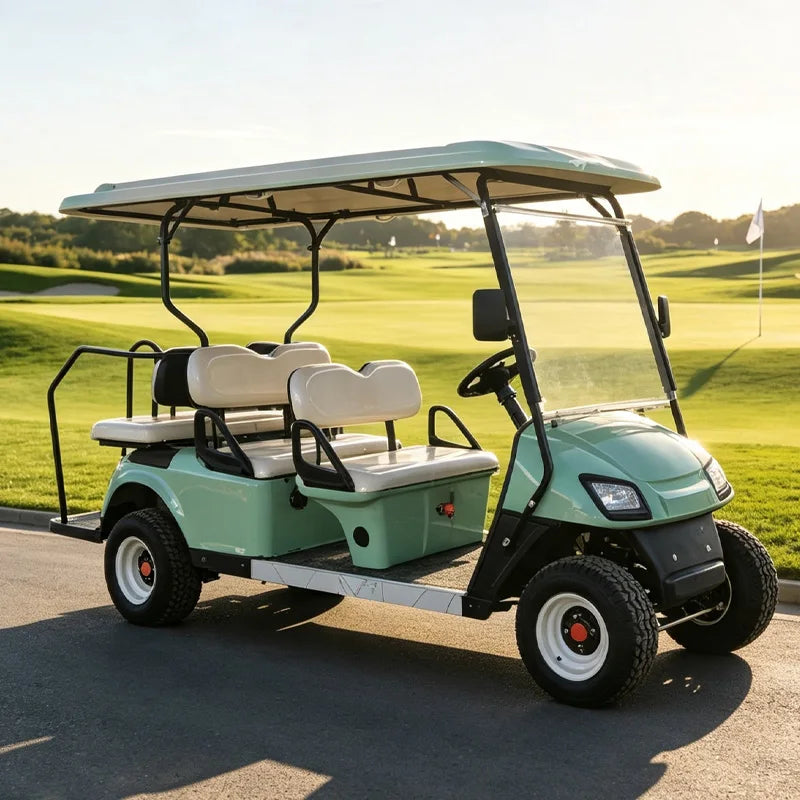 Hot Selling 4/6/8 Seater Electric Four-wheel Golf Carts Ideal Electric Sightseeing Vehicles Tourist Electric Bus
