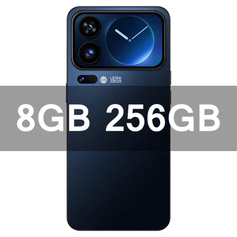 2026 New M17 pro max Global version smartphone SIM 5G phone 7.3inch HD 10core dual 8000mAh unlock Android14 Snapdragon 8gen3 pho