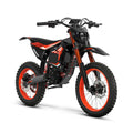QRONGE X1 Spark L Electric Motorcycle, 4500W Peak Electric Bicycle, 60V 28.8Ah Up to 50MPH & 60 Miles Electric Dirt Bike, Full Suspension 17"/14" Off-Road Tire E-Dirt Bike for Adults Teens 1-Year Warranty
