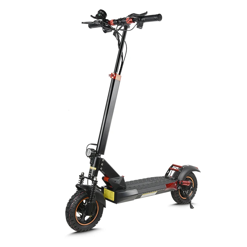 800W 15AH Electric Scooter 10' Off Road Tire Max Speed 28MPH Range 25Miles Dual Shock Absorbing Foldable EScooter
