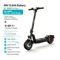 DriveTron DT08 Foldable Adult Electric Scooter 500W 1100W Peak Rear Drive Motor 48V 13Ah Lithium Battery Max 40KM/H 40-60KM Long Range 10 Inch Tubeless Tire Front & Rear Dual Spring Shock EABS Electronic Brake IPX5 Waterproof