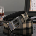 High Quality Leather Belt Men Luxury Brand Designer fashion Canvas Belts for Men Strap Male Metal Automatic Buckle Belt