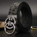 2024 New business Male Famous Style Metal Automatic Buckle Luxury Brand Women Belt Genuine Leather Belts for Men Strap jeans