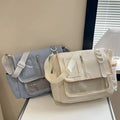 Japanese Harajuku School Bags for Girls New Transparent Itabag Shoulder Crossbody Bag DIY Badges Display Plate Ita Bag
