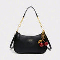 Crossbody Bag for Women Adjustable Strap Crescent Shoulder Bag PU Leather Zipper Closure Casual Handbag for Work Travel