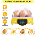 Intelligent Small-Sized 7-Piece Automatic Constant Temperature Incubator For Incubating Chickens, Ducks And Quails.