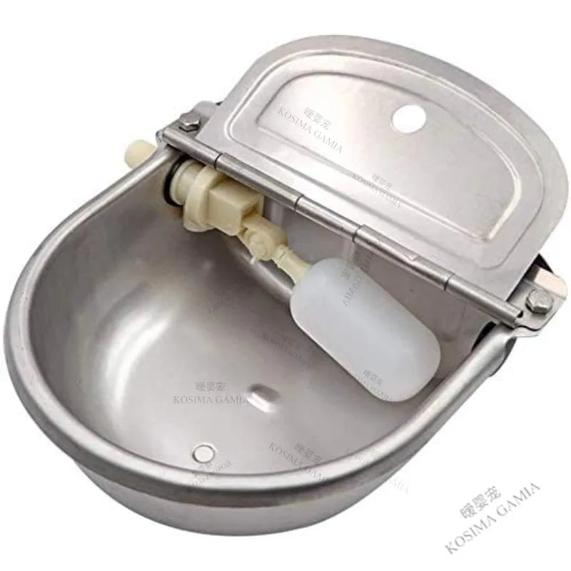 For Farm Livestock 1/2" Cattle Water Float Valve Auto Water Bowl Horse Goat Sheep Pig Dog Trough Anti-Corrosion Durable Supplies