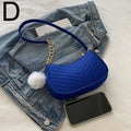 Mini Women Shoulder Bags Fashion Felt Women's Bag Design Advanced Underarm Handbags Mini Saddle Bag