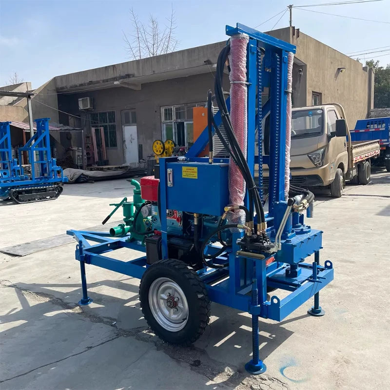 Hot Sale Mobile Water Well Drilling Rig 100-200m Portable Well Drilling Machine Water Borehole Drilling Machine Custom
