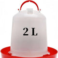 2L Plastic Water Dispenser for Poultry and Chicken Coops Drinking Water Equipment for Poultry and Pet Farming on Farms