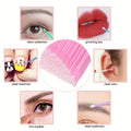 100Pcs Disposable Micro Cotton Swabs Lash Extension Cleaning Brush Household Salon Makeup Supply