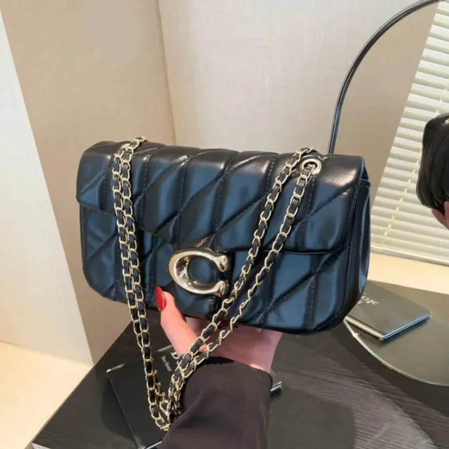 2025Small Fragrant Wind Bag Handbag Rhombic Chain Bag 2026 New One-shoulder Messenger Bag Joker High Sense Small Square Bag Tide