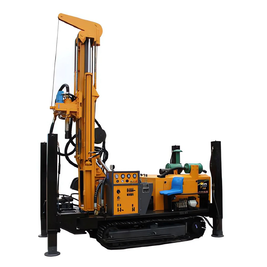Tracked Water and Air Drilling Rig Mud Pneumatic Drill Machine for Water Well Mining Hard Rock