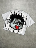 2026 Summer New Style Men's T-shirt - Breathable Lightweight Casual Roller Skating 3D Printout Street Style Men's T-shirt