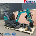 Custom Mini 1.2 Ton Excavator Euro 5 Engine CE Certified Compact Digger for Construction and Farm Use