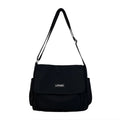 Nylon Messenger Bag Men Shoulder Bag Trendy Men's Messenger Bag, Student School Bag, Solid Color Crossbody Bags for Men Handbag