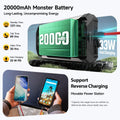 Ulefone RugKing 5 Pro 20000mAh Rugged Phone Android 16 16GB+256GB IP68/IP69K Waterproof Smartphone 6.78 FHD+ Night Camera 4G