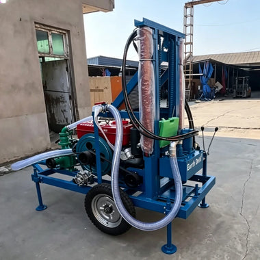 Hot Sale Mobile Water Well Drilling Rig 100-200m Portable Well Drilling Machine Water Borehole Drilling Machine Custom