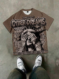 2026 Summer Men's T-shirt with 3D Print Breathable Lightweight Comfortable for Roller Skating and Hip Hop Men's T-shirt