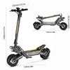 J2max 1200W Rear‑Drive Adult Electric Scooter J2max, 11‑Inch Tubeless Off‑Road Tire, 48V 18.2Ah Lithium Battery, 31Miles Long Range, One‑Touch Folding, Front‑Rear Spring Shock Absorber, Large LED Display Disc Brake E‑Scooter for All Terrain