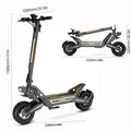 J2max 1200W Rear‑Drive Adult Electric Scooter J2max, 11‑Inch Tubeless Off‑Road Tire, 48V 18.2Ah Lithium Battery, 31Miles Long Range, One‑Touch Folding, Front‑Rear Spring Shock Absorber, Large LED Display Disc Brake E‑Scooter for All Terrain