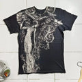 Summer Men's Breathable Round Neck T-shirt Y2K Retro Clothing Punk Hip Hop Pattern Printed Outdoor Fashion Top