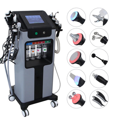 New 10 In 1 Aqua Peeling Lift Skin Bubble Moisturizer Oxygen Machine Skin Care Cleansing Facial Equipment