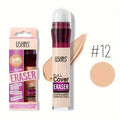 New Sponge Head Concealer for Dark Circles Freckles Acne Pigmentation and Blemishes Long Lasting Moisturizing Liquid Foundation