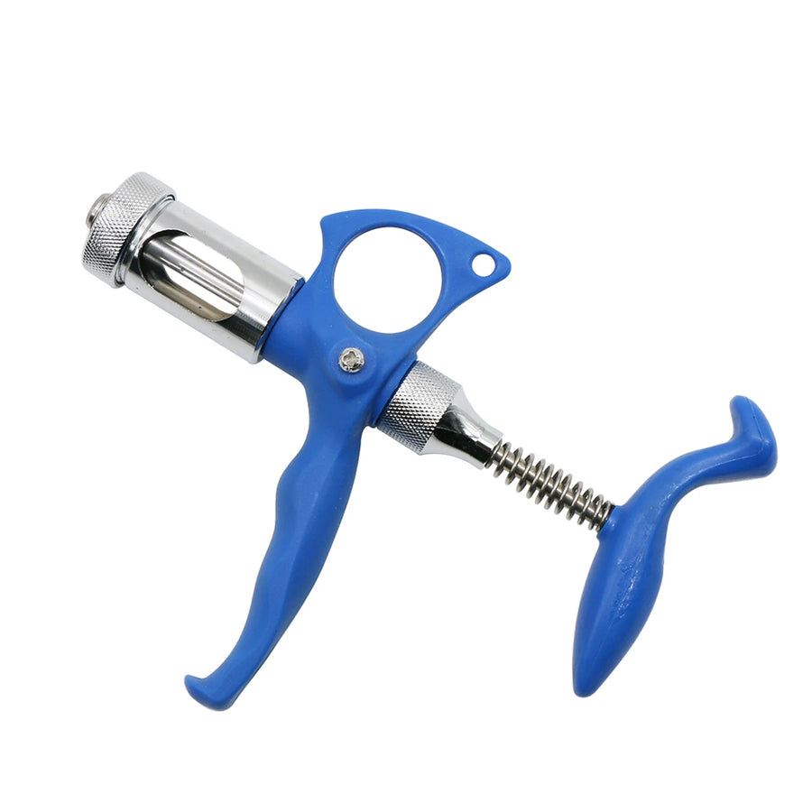 1 Pc 5ml Double Needle Poultry Chicken Pox Vaccine Thorn Syringe Chicken Automatic Continuous Syringe Inoculator