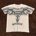 European and American Summer Men's Fashion Gothic Skull Print Comfortable Breathable Round Neck T-shirt Outdoor Street Top