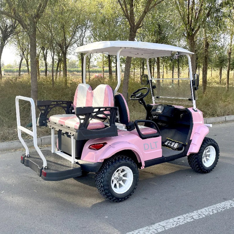 2026 Hot Selling Best New 60V Electric Golf Off-Road Vehicle Hunting Car with 2+2 Seats Golf Cart CE DOT