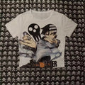 Y2k Tees Tops Aesthetic Streetwear Graphic Crop Tops Gothic Punk Printing Slim Baby Tees Cool Girls Fairy Print Women Clothing