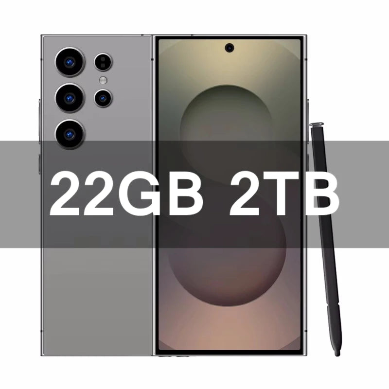2025 New Global version S25 Ultra smartphone 7.3inch HD Android14 Snapdragon 8gen3 10core dual SIM 5G phone 8000mAh unlock phone