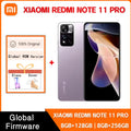 Xiaomi Redmi Note 11 Pro 8GB 256GB 108MP Camera 5G Smartphone MTK Helio G96 Octa Core 120Hz Display NFC Global Rom