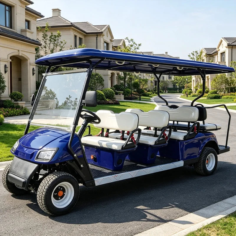 Hot Selling 4/6/8 Seater Electric Four-wheel Golf Carts Ideal Electric Sightseeing Vehicles Tourist Electric Bus