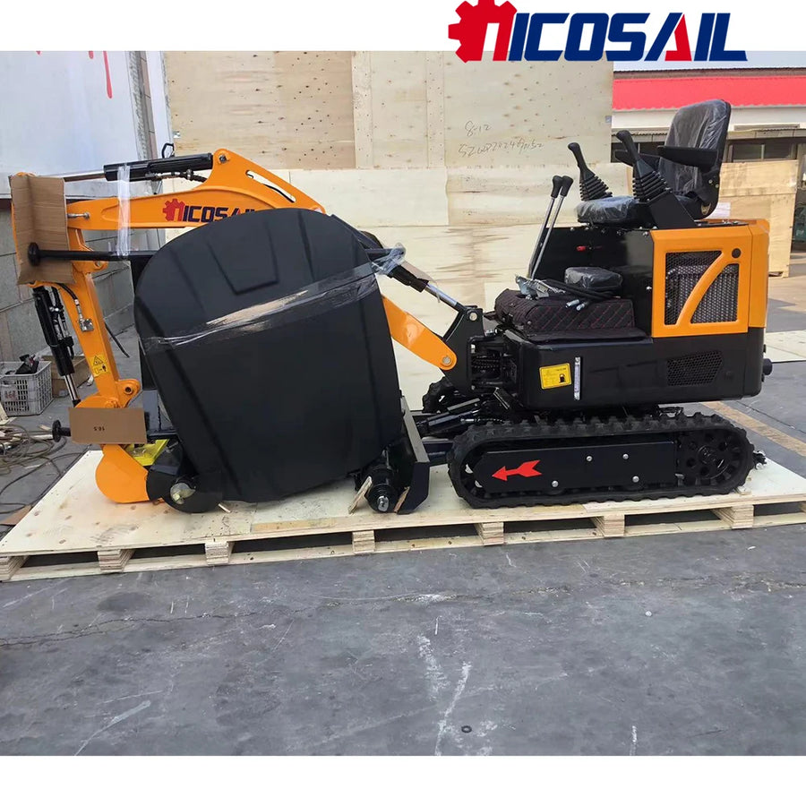 Custom Mini 1.2 Ton Excavator Euro 5 Engine CE Certified Compact Digger for Construction and Farm Use