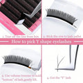 FADVAN YY Shape 6-15mm Lashes 2D 0.07/0.05mm Faux Mink C/D Curl Natural Soft Brazilian Premade Volume Fan Eyelashes Extension