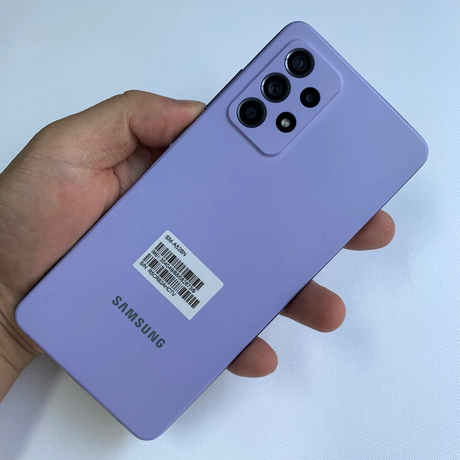 Original Samsung Galaxy A52s A528N 5G Mobile Phone NFC 6.5" 6GB RAM 128GB ROM 64MP+12MP+5MP+32MP Octa-Core Android SmartPhone