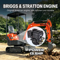 1.2 Ton Small Crawler Mini Excavator Hydraulic Micro Digger CE Approved For Household Landscaping Farm Digging Work