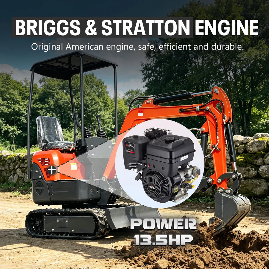 1.2 Ton Small Crawler Mini Excavator Hydraulic Micro Digger CE Approved For Household Landscaping Farm Digging Work