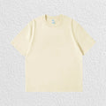 Pure White 260g Heavy T-shirt Men's Summer Pure Cotton Short-sleeved New Men's and Women's Streetwear