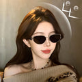 CAPONI Luxury Women Polarized Sunglasses Vintage Acetate Outdoor Original Design Eyewear UV400 Protection Brown Shade CP34020