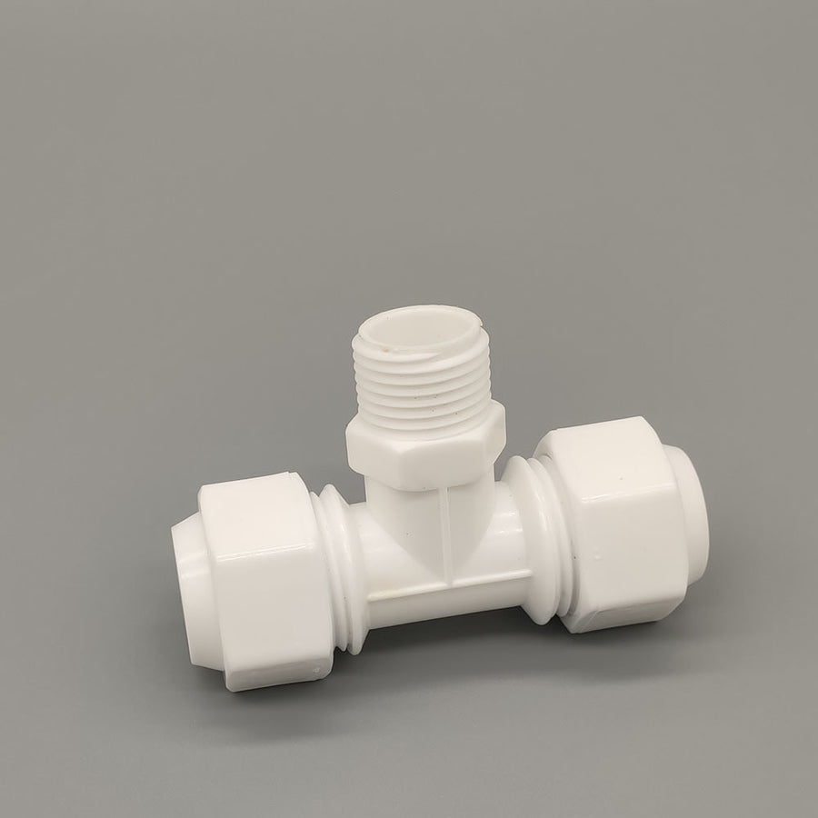 Aluminum-plastic Pipe Connector Accessories Large Flow 4 Points 1216 Solar Energy Pipe Fitting Joints